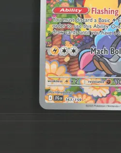Iono's Kilowattrel 163/159 Journey Together Full Art Ultra Rare Pokemon Card NM - Image 5