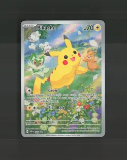 Pikachu 88 Scarlet & Violet Full Art Black Star Promo Holo Pokemon Card NM - Image 1