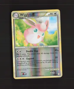 Wigglytuff 56/123 HeartGold SoulSilver Reverse Holo Pokemon Card LP - Image 1