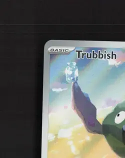 Trubbish 140/086 White Flare Full Art Ultra Rare Holo Pokemon Card NM - Image 3