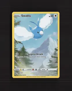 Swablu GG27/GG70 Crown Zenith Galarian Gallery Full Art Pokemon Card LP+ - Image 1