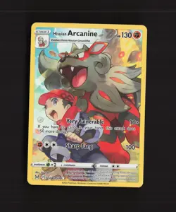 Hisuian Arcanine TG08/TG30 Lost Origin Full Art Ultra Rare Holo Pokemon Card NM - Image 1