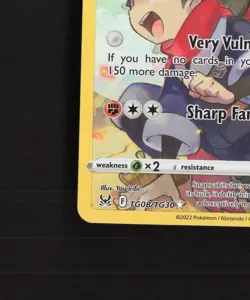 Hisuian Arcanine TG08/TG30 Lost Origin Full Art Ultra Rare Holo Pokemon Card NM - Image 5