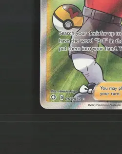 Ball Guy 065/072 Shining Fates Full Art Ultra Rare Holo Pokemon Card NM - Image 5