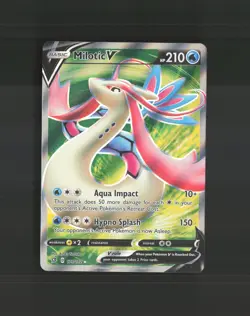 Milotic V 179/192 Rebel Clash Full Art Ultra Rare Holo Pokemon Card NM - Image 1