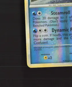 Poliwrath 21/95 Unleashed Reverse Holo Rare Pokemon Card LP - Image 5