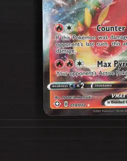 Cinderace VMAX 019/072 Shining Fates Ultra Rare Holo Pokemon Card NM - Image 5