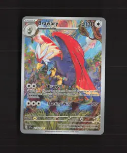 Braviary 214/191 Surging Sparks Full Art Ultra Rare Holo Pokemon Card NM - Image 1