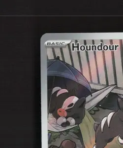 Houndour 204/197 Obsidian Flames Full Art Ultra Rare Holo Pokemon Card NM - Image 3
