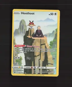 Hoothoot TG12/TG30 Astral Radiance Full Art Ultra Rare Holo Pokemon Card LP+ - Image 1