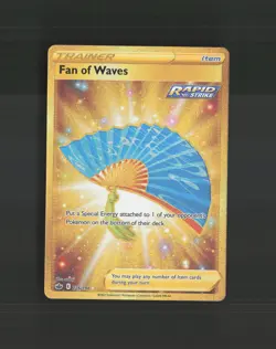 Fan of Waves 226/198 Chilling Reign Full Art Secret Rare Holo Pokemon Card NM - Image 1