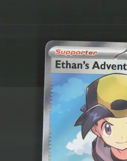 Ethan's Adventure 221/182 Destined Rivals Full Art Ultra Rare Pokemon Card NM - Image 3