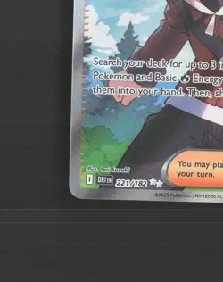 Ethan's Adventure 221/182 Destined Rivals Full Art Ultra Rare Pokemon Card NM - Image 5