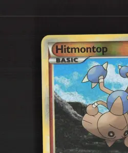 Hitmontop 5/123 HeartGold SoulSilver Reverse Holo Rare Pokemon Card LP - Image 3