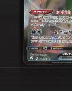 Garbodor VMAX 101/203 Evolving Skies Ultra Rare Holo Pokemon Card NM - Image 5