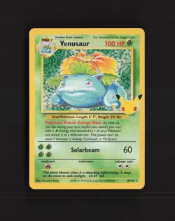 Venusaur 15 Celebrations: Classic Collection Stamped Pokemon Card NM - Image 1