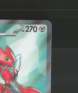 Scizor ex 195/162 Temporal Forces Full Art Ultra Rare Holo Pokemon Card NM - Image 4
