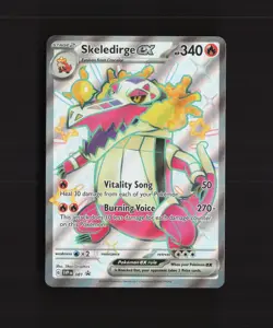 Skeledirge ex SVP 081 Scarlet & Violet Full Art Black Star Promo Pokemon Card NM - Image 1
