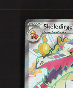 Skeledirge ex SVP 081 Scarlet & Violet Full Art Black Star Promo Pokemon Card NM - Image 3