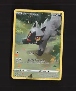 Poochyena GG33/GG70 Crown Zenith Full Art Ultra Rare Holo Pokemon Card NM - Image 1