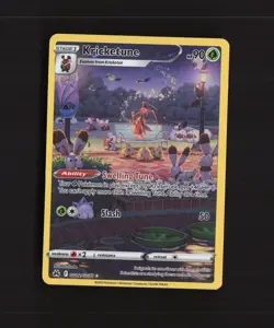 Kricketune GG02/GG70 Crown Zenith Full Art Ultra Rare Holo Pokemon Card NM - Image 1