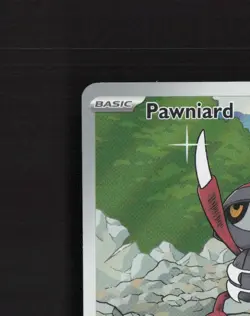 Pawniard 142/086 Black Bolt Full Art Ultra Rare Holo Pokemon Card NM - Image 3
