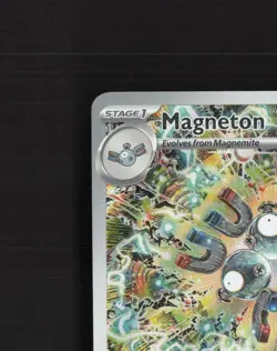 Magneton 159 Scarlet & Violet Full Art Black Star Promo Holo Pokemon Card NM - Image 3