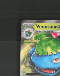 Venusaur ex 001/142 Stellar Crown Ultra Rare Holo Pokemon Card NM - Image 3