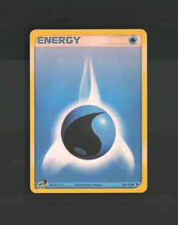 Water Energy 106/109 EX Ruby & Sapphire Reverse Holo Pokemon Card LP - Image 1