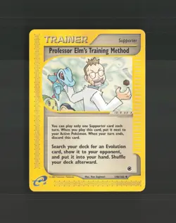 Professor Elm's Training Method 148/165 Expedition Base Set Pokemon Card LP+ - Image 1