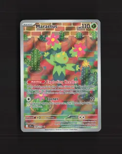 Maractus 160/159 Journey Together Full Art Ultra Rare Holo Pokemon Card NM - Image 1