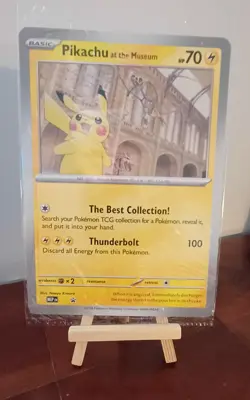 Pokemon TCG Pikachu At The Museum Jumbo Promo Card 2026 - Sealed - New - Image 1