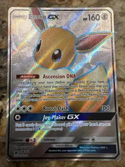 Pokemon TCG Eevee GX SM242 Full Art Holo Promo Basic Card SM The Pokemon Company - Image 1
