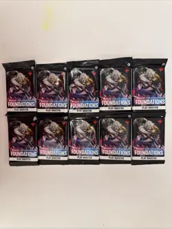10 Sealed Foundations Play Booster Packs MTG Magic The Gathering - Image 1