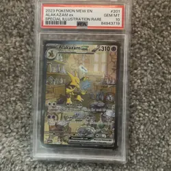 2023 Pokemon Mew En 151 #201/165 Alakazam Ex Special Illustration Rare PSA 10 - Image 1
