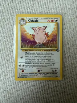 Clefable 17/64 Jungle Non Holo Pokemon TCG - Image 1