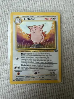 Clefable 17/64 Jungle Non Holo Pokemon TCG - Image 2