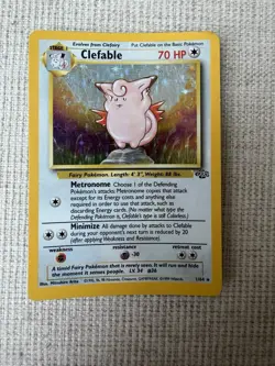 Clefable 17/64 Jungle Non Holo Pokemon TCG - Image 3