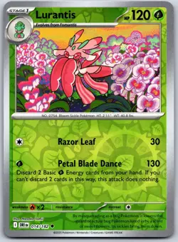 Lurantis 014/182 Uncommon Destined Rivals Pokemon Reverse Holo Near Mint - Image 1