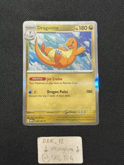 Pokemon ENGLISH - 151 - Dragonite - 149/165 - Holo Rare - M/NM - Image 1