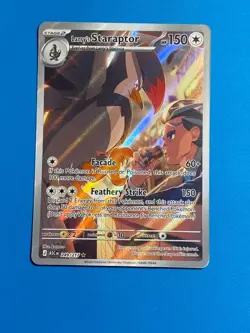 Pokemon TCG Larry's Staraptor 249/217 Illustration Rare Ascended Heroes NM - Image 1
