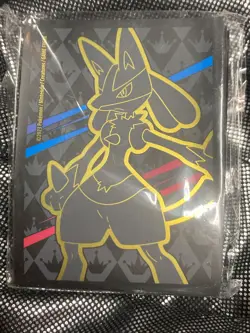Lucario Black Crown Zenith Etb 65ct Standard Sized Sleeves (Pokemon) - Image 1