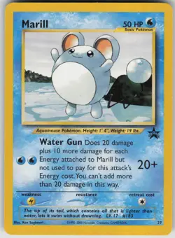 Pokemon TCG Marill Promo WoTC Promo 29/53 - Image 1