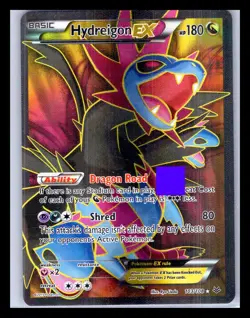 Hydreigon EX (103 Full Art) 103/108 XY Roaring Skies Pokemon Holo Foil LP - Image 1