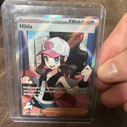 Pokemon TCG Hilda 164/086 SV: White Flare Ultra Rare Full Art Holo English - Image 1