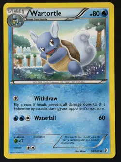 Wartortle 30/149 Boundaries Crossed Regular LP Pokemon TCG - Image 1