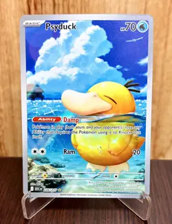 Pokemon Psyduck IR 226/217 Illustration Rare Ascended Heroes Fresh Pull - NM - Image 1