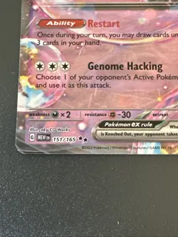 2023 Pokemon Scarlet & Violet #151/165 Mew Ex Mint - Image 2