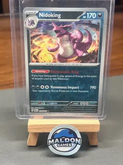 Nidoking 034/165 151 Rare NM 2023 Reverse Holo - Image 1