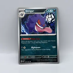 Pokemon Scarlet & Violet TCG - Paldean Fates - Gengar - 057/091 - UnCommon - Image 1